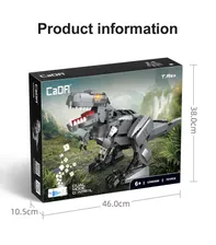 Радиоуправляемый конструктор CADA динозавр T-Rex, 701 детали - C59006W