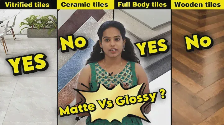Vitrified Tile vs Ceramic vs full body tiles | Matte vs Glossy | Tamil
