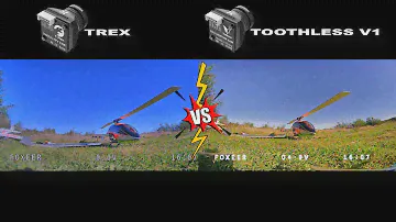 Foxeer T-REX & ToothLess V1 || Fpv Camera Side by Side Flight Comparison