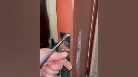Замена замка Эльбор и установка ручки к нему