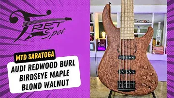 MTD Saratoga JJ: Exotic Redwood & Rare Walnut for Unmatched Tone and Style!