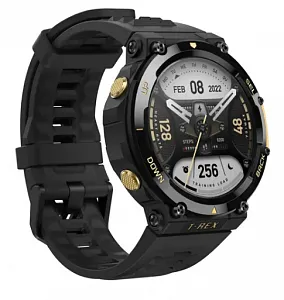 Умные часы Amazfit T-Rex 2 черный/золотой-0