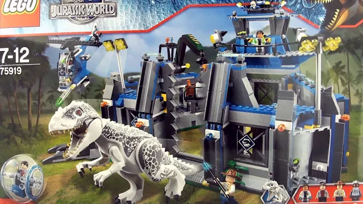Jurassic World Lego Indominus Rex Breakout 75919 - Time lapse Construction - Dinosaur toys
