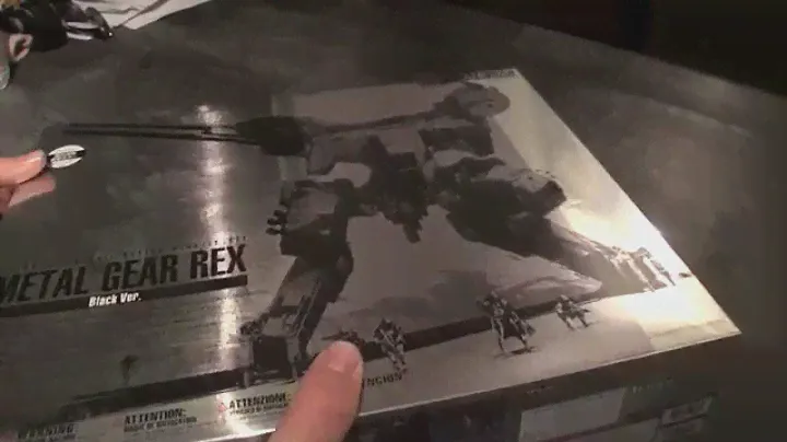 Metal Gear Solid - Metal Gear REX Black Ver. 1/100 Plastic Model