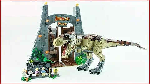 LEGO JURASSIC WORLD 75936 Jurassic Park: T.rex Rampage Construction Toy - UNBOXING