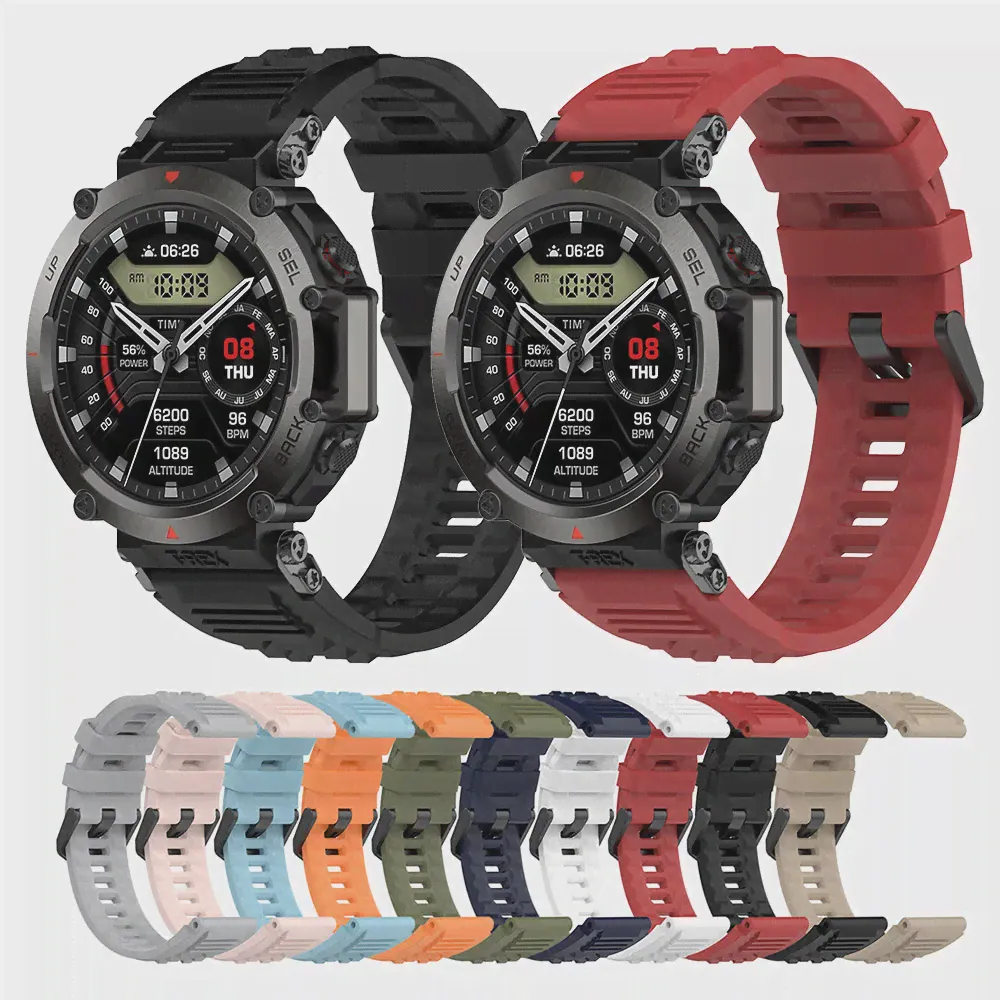 Силиконовый ремешок для смарт-часов Huami Amazfit T-Rex Ultra A2142