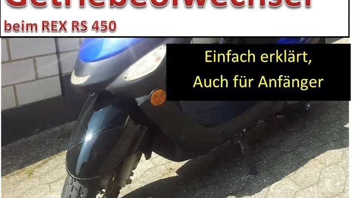 Getriebeölwechsel beim ROLLER am REX RS 450