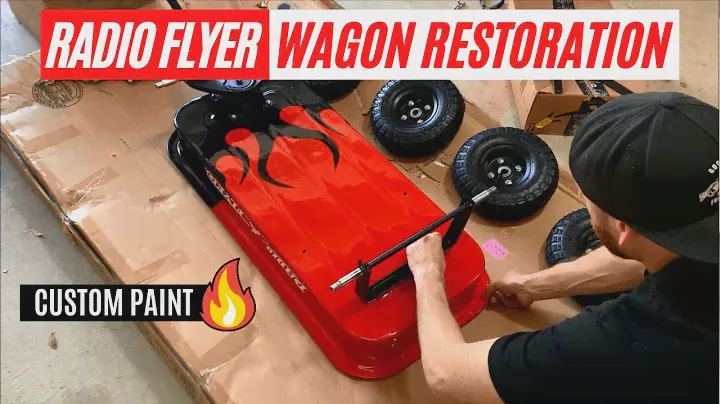 Radio Flyer Wagon Restoration With Custom Paint
