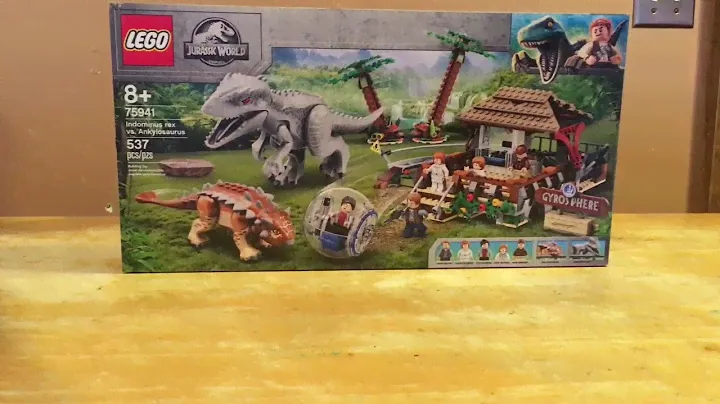 LEGO Jurassic World Indominus Rex vs. Ankylosaurus 75941 / Speedbuild #legostopmotion #lego #viral