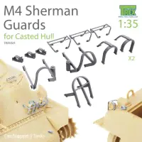 T-Rex 35023 1/35 M4 Sherman Guardrail с литым корпусом