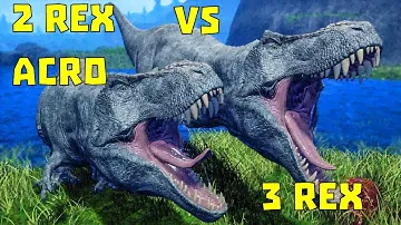 Rex vs Rex tactic, the isle legacy.Рексы против Рексов Тактика боя.