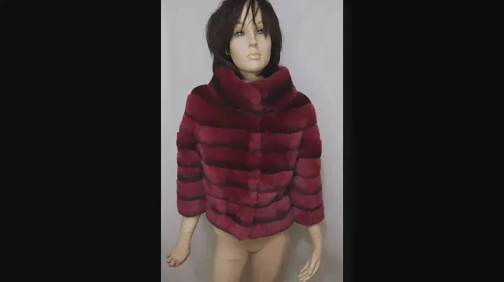 Rex Rabbit \ Chinchilla Rabbit Fur Coat - Size XS-M