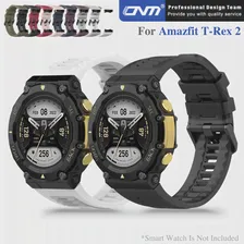 Ремешок Для часов Amazfit T Rex 2, Сменный браслет, 8 цветов, Силиконовые Ремешки, Аксессуары для Смарт-часов Correa T-Rex2