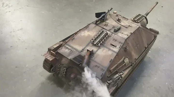 Armortek 1:6 scale Hetzer making a run for it