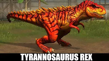 TYRANNOSAURUS REX MAX LEVEL 40 - Jurassic World The Game