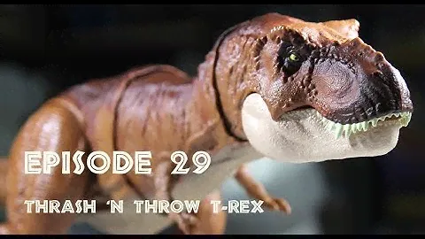 Jurassic World Thrash 'N Throw Tyrannosaurus Rex Review