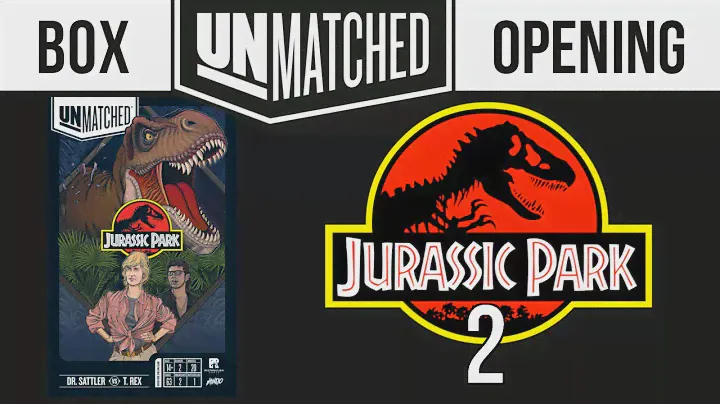 Unmatched Jurassic Park 2 Box Opening