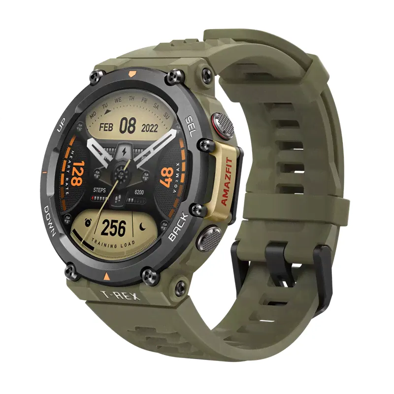 Умные часы Xiaomi Amazfit T-Rex 2 зелёный-0