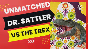 Unmatched Jurassic Park: Dr. Sattler vs T-Rex  -  Unmatched Board Game Review