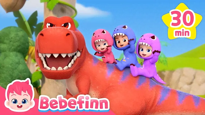 Meet T-Rex and Other Dinosaur FriendsㅣBebefinn Best SongsㅣNursery Rhymes for Kids