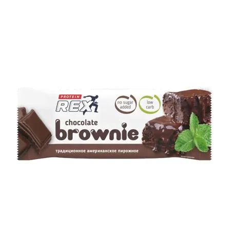 Пирожное протеиновое ProteinRex Брауни Классический без сахара, 50г-1