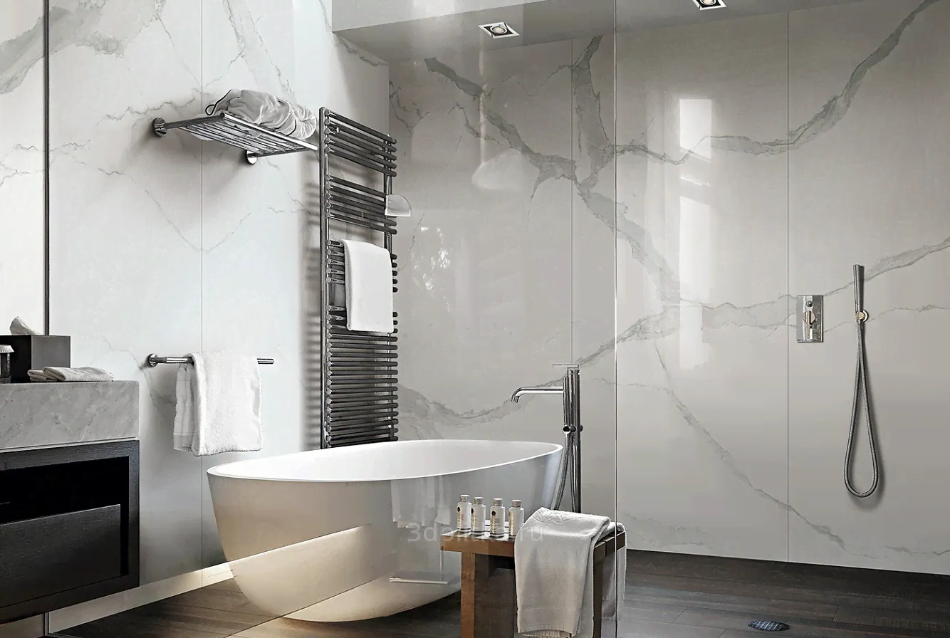 Rex Ceramiche I Classici Di Rex 746588 Statuario Soft 120x60 - керамическая плитка и керамогранит-0