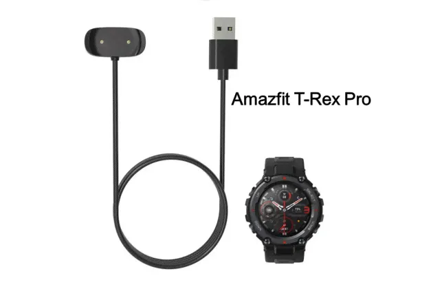 Usb-зарядное устройство от сети для смарт часов amazfit t-rex pro + гарантия-0
