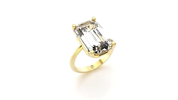 Création - Bague Pure - Or 18k - Cristal de Roche
