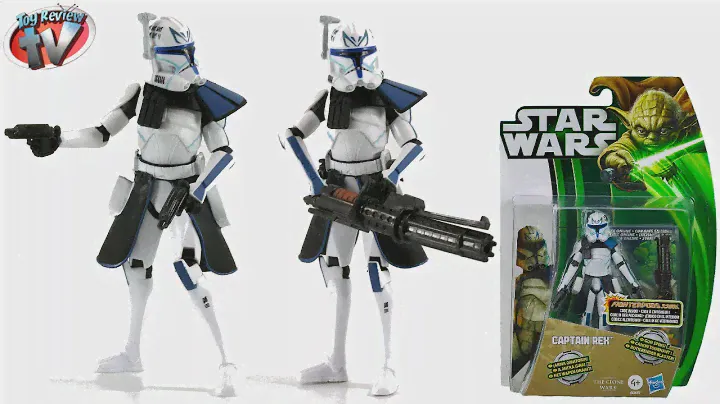 Hasbro Star Wars Clone Wars Captain Rex 2013 CW04 Wave 1 3.75" Action Figure Review