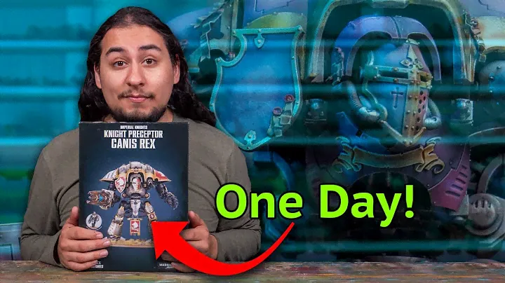 Can I COMPLETE a 40k Knight in Under 24 Hours?