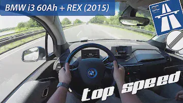 BMW i3 REX (2015) on German Autobahn - POV Top Speed Drive