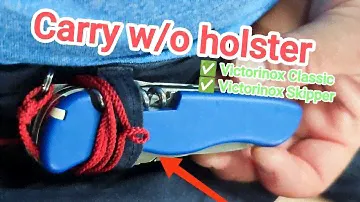 Victorinox Classic and Skipper combination and carry