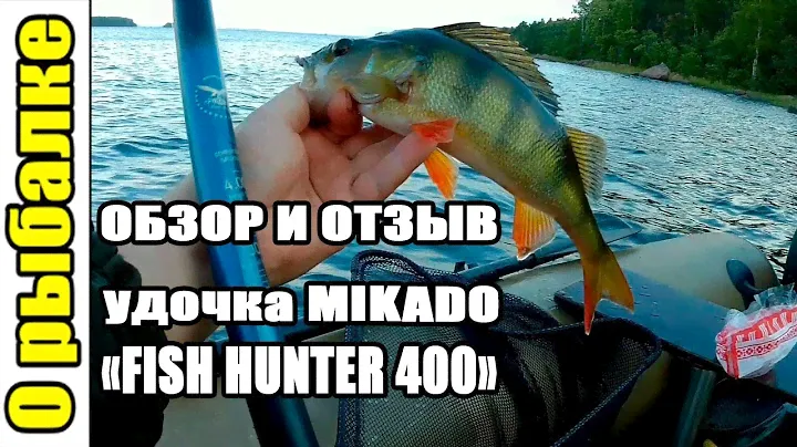 Обзор и отзыв,удочка Микадо "Fish Hunter",о рыбалке на поплавок.