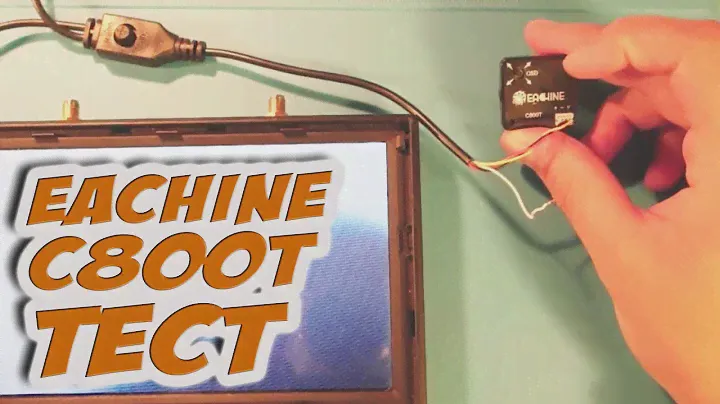 ✔ Камеры 16x9. Качество картинки и настройка OSD. [Eachine C800T]