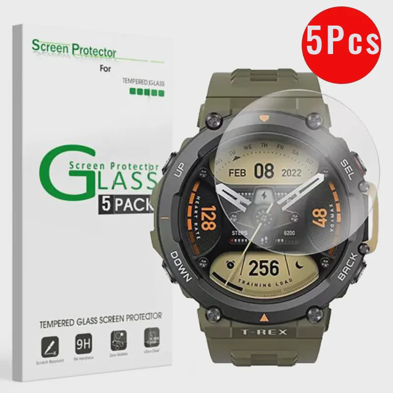5/1 шт. Закаленное стекло для Xiaomi Huami Amazfit T Rex Pro Защитная пленка для экрана Amazfit T Rex 2 T-Rex Pro Защитное Стекло