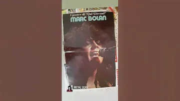 Metal Guru☆T. Rex☆Marc Bolan italian poster collection, magazine QUI GIOVANI 1972.