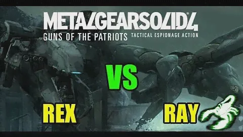 METAL GEAR SOLID 4 - Metal Gear Rex VS Ray HD