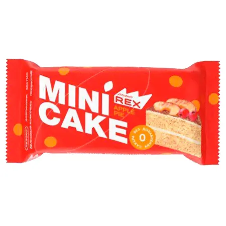 Protein REX Mini Cake 40г Яблочный тортик