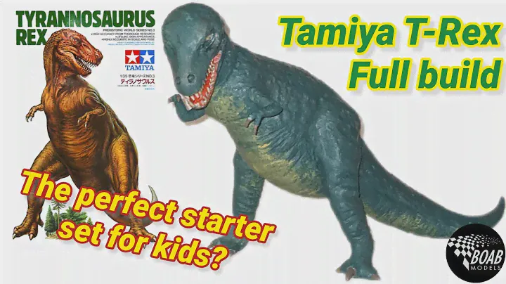 Building the Tyrannosaurus Rex in 1/35 scale by Tamiya - a perfect kit for dinosaur-mad kids??