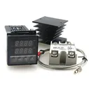 Программируемый ПИД контроллер (ПИД регулятор) температуры REX-C100 + SSR 40 (380V 40A) терморегулятор rex-c100 комплект PID
