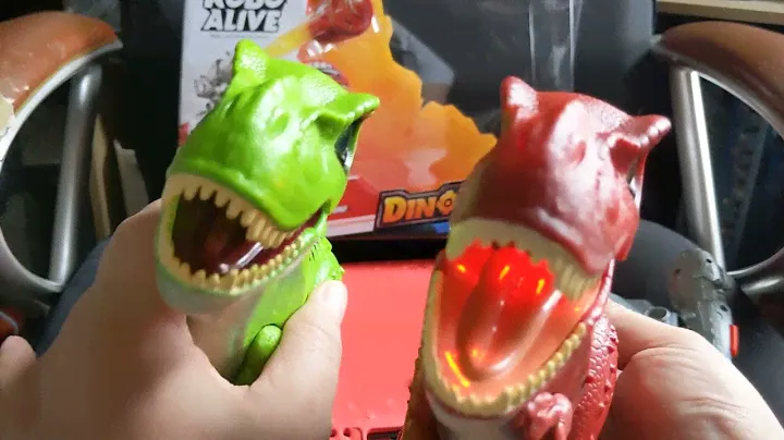 Zuru Robo Alive Dino Wars Red T-Rex with Armor and Firing Weapon. Same as the Green Trex for $5