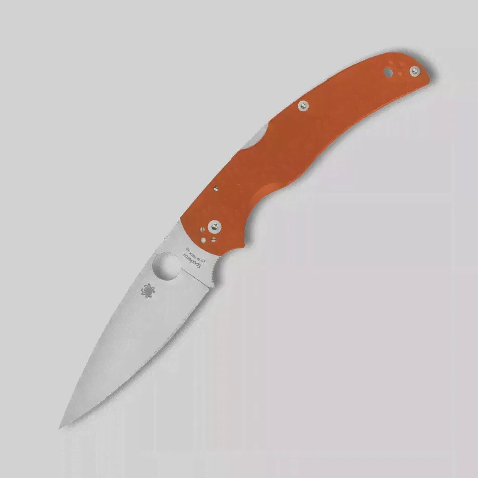 Складной нож Spyderco Nativ Chief Sprint Run 244GPBORE c клинком из стали CPM-REX 45, рукоять G10