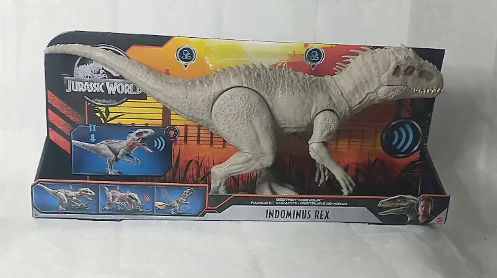 Jurassic World Destroy 'N Devour Indominus Rex Figure  Demo