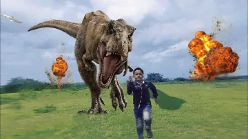 T Rex Chase Part 1 - Jurassic World | dinosaur movie