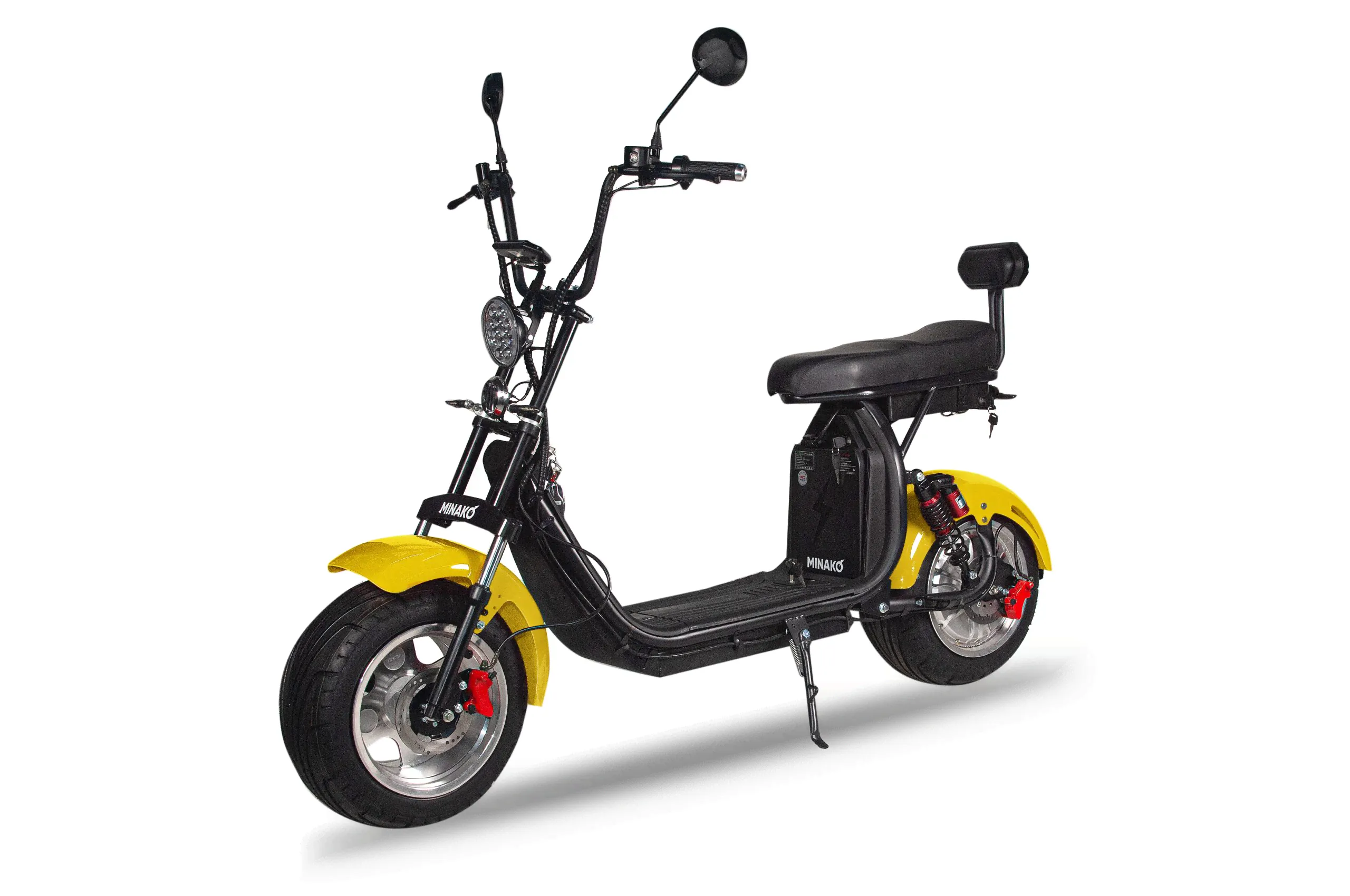 Minako Rex 2000w 40ah двухколесный желтый-0