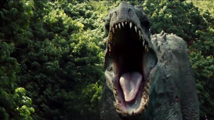 Jurassic World - "The kids run from the Indominus Rex" Clip