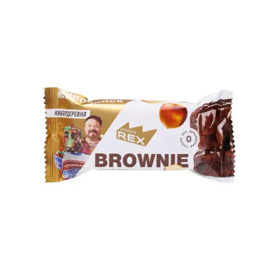 Протеиновое пирожное брауни ProteinRex Protein Brownie, 50 г, Лесной орех
