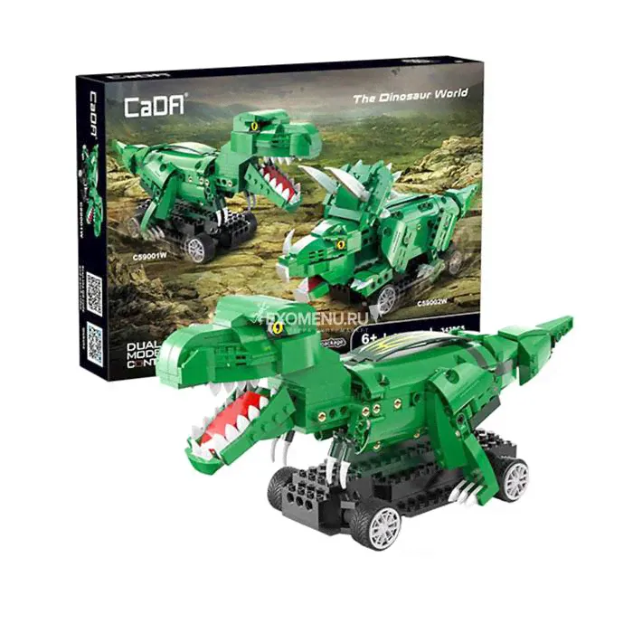 Конструктор "T-Rex" (343 детали) на РУ в коробке-0