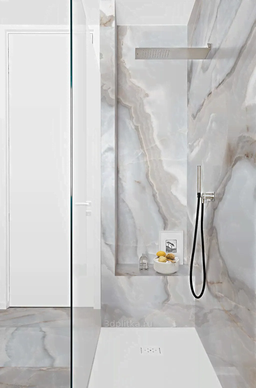 Rex Ceramiche Reves 774481 Jade Glossy 120x280 - керамическая плитка и керамогранит-3