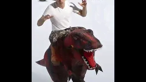 inflatables t-rex costume